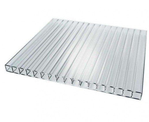 Поликарбонат сотовый " Мaster "6,0*2100*6000мм (прозрачный) Поликарбонат сотовый " Мaster "6,0*2100*6000мм (прозрачный)