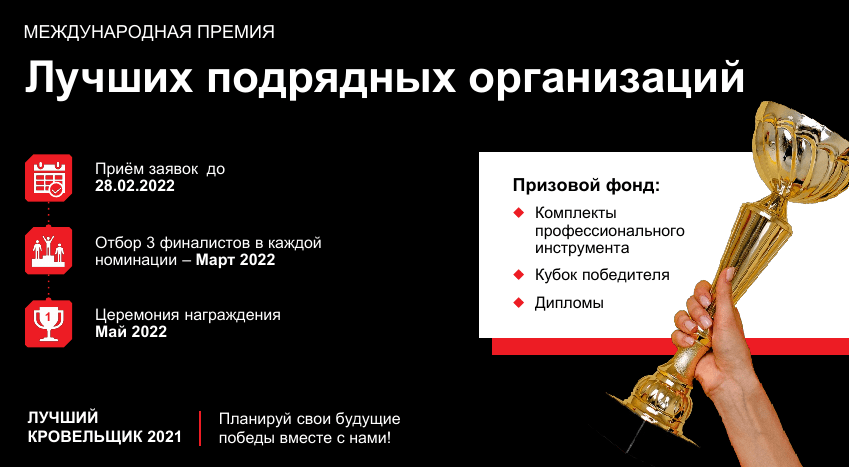 Лучшие подрядные организации План 2021 Лучшие подрядные организации План 2021