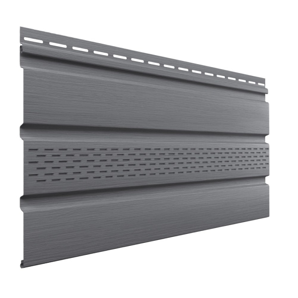 Софит ТН ОПТИМА, частично перфорированный, бруния, 3м в Лиде - изображение Изображение: софит тн оптима, частично перфорированный, бруния, 3м в Лиде