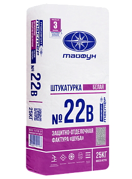 Картинка: тайфун-мастер № 22в штукатурка цементная финишная с фактурой шуба (25кг) в Лиде