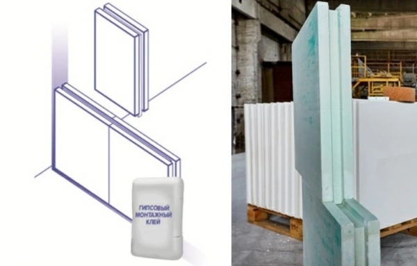 Изображение: плита пазогребневая для перегородок 667х500х80 белгипс (обычная)  (на под.45шт) в Лиде