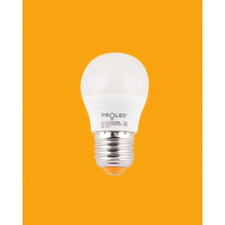 Изображение: лампа светодиодная proled g45-7w/3000k/e27 в Лиде