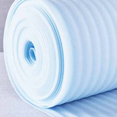 Изображение: полосы теплозвукоизоляционные полиэтиленовые пористые порифлекс-м, толщиной 3 мм (рулон 25м) в Лиде