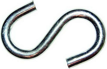 Крючок S-образный М 5, цинк (упак/10шт)