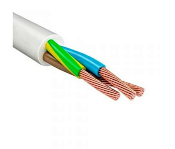 Провод ПВС-Т 2х0,75+1x0,75 (белый) в Лиде - картинка Картинка: провод пвс-т 2х0,75+1x0,75 (белый) в Лиде