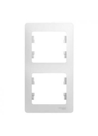 Рамка Glossa GSL000106 2-пост верт. бел, т.м.Schneider Electric в Лиде - изображение Изображение: рамка glossa gsl000106 2-пост верт. бел, т.м.schneider electric в Лиде