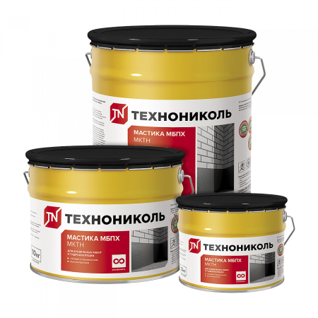 Изображение: мастика кров. и гидроиз. битумно-полимерная холодная мбпх  мктн (ведро 20кг) в Лиде