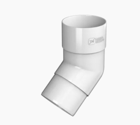 Изображение: колено трубы 135* тн пвх белый,   в Лиде