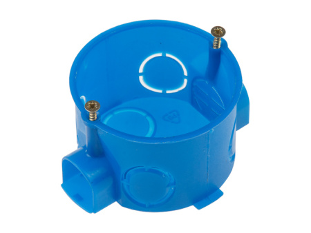 Коробка установочная (подрозетник) 60х40мм, винты, стык узлы IP20 ЮПИТЕР (для сплошных стен) в Лиде - изображение Изображение: коробка установочная (подрозетник) 60х40мм, винты, стык узлы ip20 юпитер (для сплошных стен) в Лиде