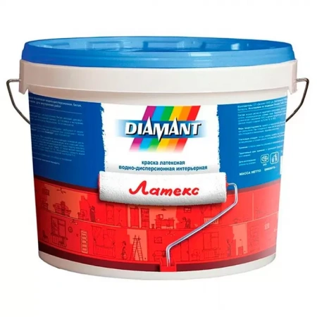 Краска ВД-АК Diamant Эко-Латекс, 10л / 15кг в Лиде - изображение Изображение: краска вд-ак diamant эко-латекс, 10л / 15кг в Лиде