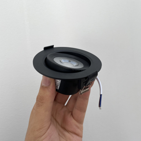 Cветильник светодиодный встраиваемый поворотный направленного света, круг, 5W, черный, т.м.TruEnergy в Лиде - изображение Изображение: cветильник светодиодный встраиваемый поворотный направленного света, круг, 5w, черный, т.м.truenergy в Лиде