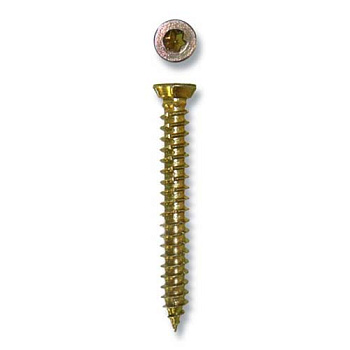 Шуруп по бетону 7.2х112 мм желтый цинк, T30 (упак/20шт)т.м.STARFIX