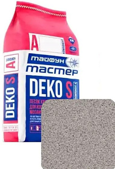 Картинка: песок кварцевый серый а6 "тайфун мастер" deko s (мешок 5,4кг) в Лиде