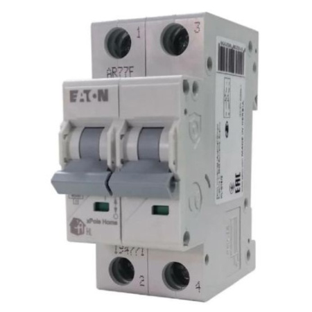 Выключатель авт.  HL-C20/2, 2P, 20A, хар-ка C, 4.5kA, 2M, , тм.Eaton в Лиде - изображение Изображение: выключатель авт.  hl-c20/2, 2p, 20a, хар-ка c, 4.5ka, 2m, , тм.eaton в Лиде