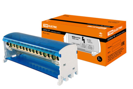 Шина "N" нул. на DIN-рейку в корпусе 2*15групп, т.м. TDM в Лиде - изображение Изображение: шина "n" нул. на din-рейку в корпусе 2*15групп, т.м. tdm в Лиде