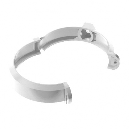 Хомут трубы ТН ПВХ, белый  в Лиде - изображение Изображение: хомут трубы тн пвх, белый  в Лиде