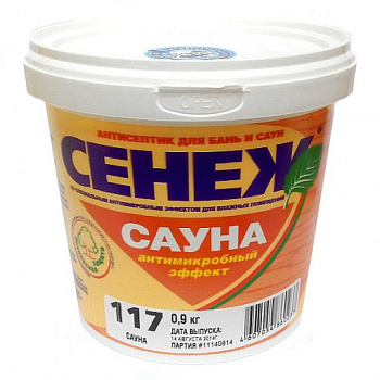 Антисептик "Сенеж САУНА" (ведро 2,5 кг) в Лиде - картинка Картинка: антисептик "сенеж сауна" (ведро 2,5 кг) в Лиде