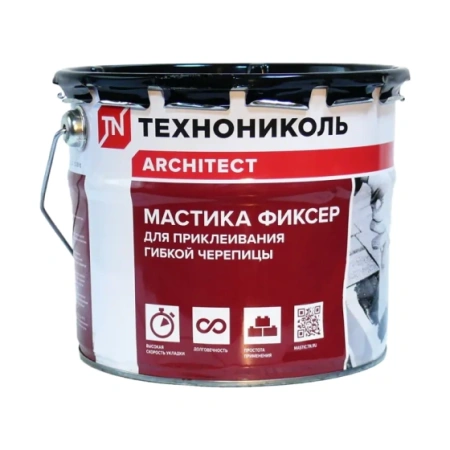 Изображение: мастика для гибкой черепицы технониколь  №23 (фиксер) 3,6кг в Лиде
