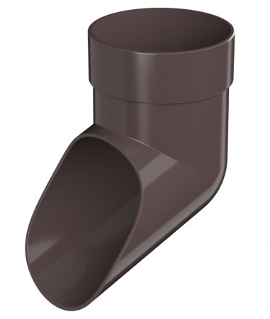 Изображение: слив трубы тн оптима коричневый ral 8019 в Лиде