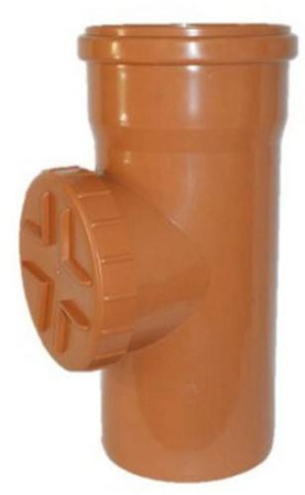 Изображение: прочистка кан. пп 110 с разделителем коричневый (ral8017) armakan в Лиде