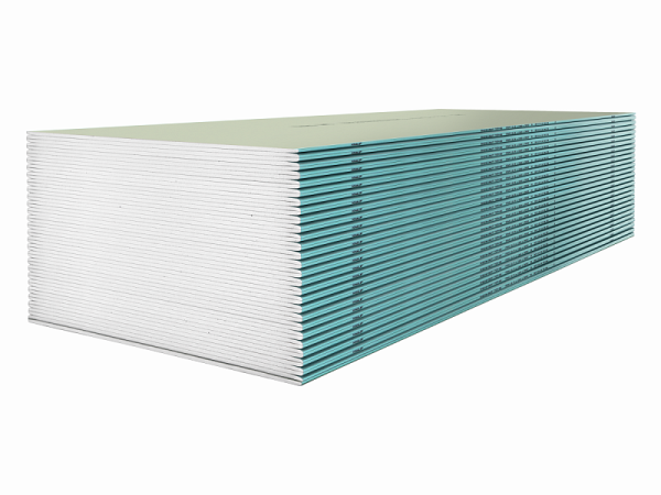 Изображение: гипсокартон влагостойкий гсп тип н3 12,5x1200x2500  в #REGION_NAME_DECLINE_PP#