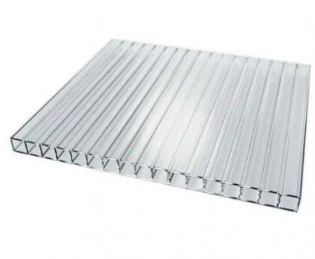 Поликарбонат сотовый " Мaster "6,0*2100*6000мм (прозрачный) Поликарбонат сотовый " Мaster "6,0*2100*6000мм (прозрачный)