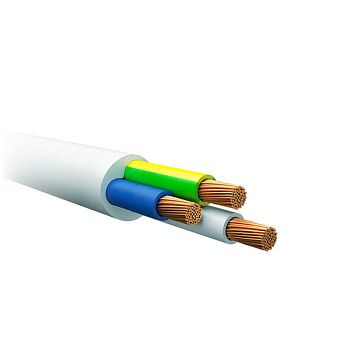 Провод ПВС 3х1,5 (2х1,5+.1х1,5) ГОСТ (100м),белый TDM в Лиде - картинка Картинка: провод пвс 3х1,5 (2х1,5+.1х1,5) гост (100м),белый tdm в Лиде