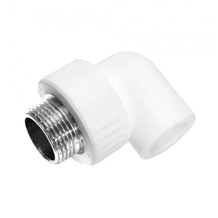 Изображение: угол комбинир. нр 25х3/4 90  (белый) 4504fp (рф) в Лиде