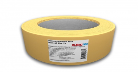 Изображение: лента двухсторонняя клейкая для соединения кровельных пленок ecotex 48мм*30м в Лиде