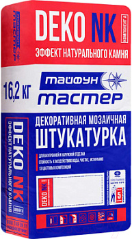 Картинка: штукатурка декоративная мозаичная тайфун -мастер deko-nk, компонент а (гранит 04) 16,2 кг в Лиде