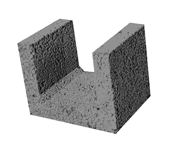 Картинка: блоки керамзитобетонные для перемычек (240х300х240) термокомфорт (на под.80шт) в Лиде