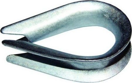 Коуш для канатов М5, DIN6899 (упак/6шт)