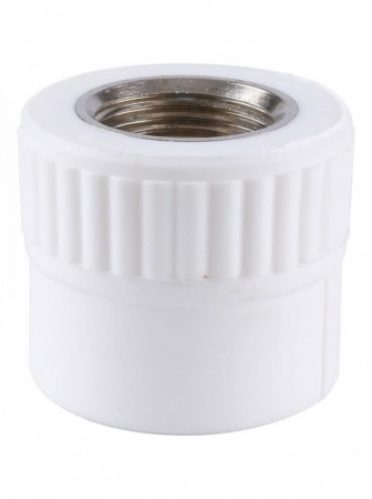 Изображение: муфта 25х3/4 комбин. вр (белая) 4204fp в Лиде