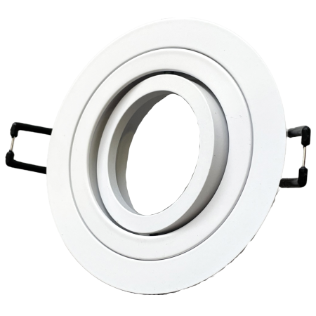 Светильник встраиваемый поворотный под лампу GU5.3, алюминий, круг, белый, IP20, TrueEnergy    в Лиде - изображение Изображение: светильник встраиваемый поворотный под лампу gu5.3, алюминий, круг, белый, ip20, trueenergy    в Лиде