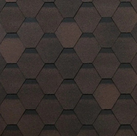 Изображение: черепица гибкая технониколь коньково-карнизная, коричневый оптима (5 м2/уп)  в Лиде