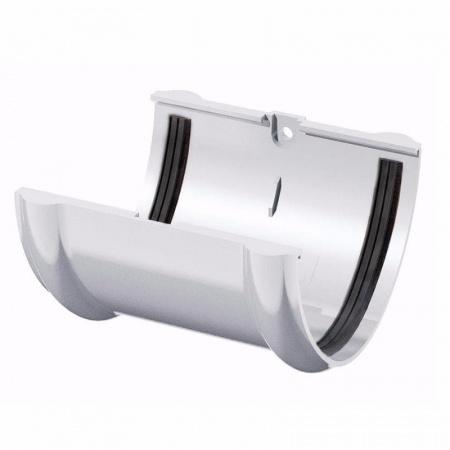 Изображение: соединитель желоба polivent пвх (белый)  в Лиде