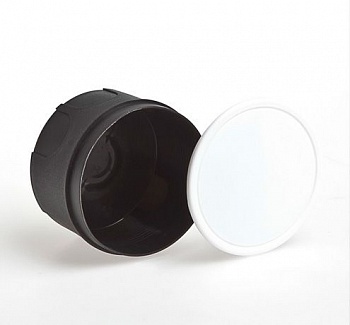 Коробка расп для с/п d=70 мм, h=40 мм (плоская кр) (упак.168шт)   т.м.Кабельмаркет в Лиде - картинка Картинка: коробка расп для с/п d=70 мм, h=40 мм (плоская кр) (упак.168шт)   т.м.кабельмаркет в Лиде