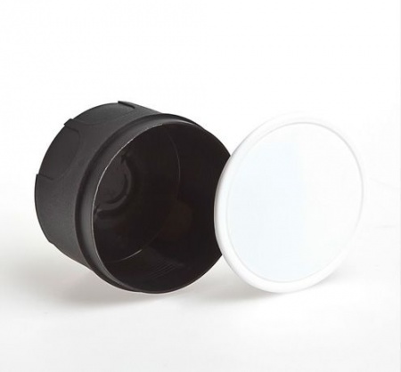 Коробка расп для с/п d=70 мм, h=40 мм (плоская кр) (упак.168шт)   т.м.Кабельмаркет в Лиде - изображение Изображение: коробка расп для с/п d=70 мм, h=40 мм (плоская кр) (упак.168шт)   т.м.кабельмаркет в Лиде