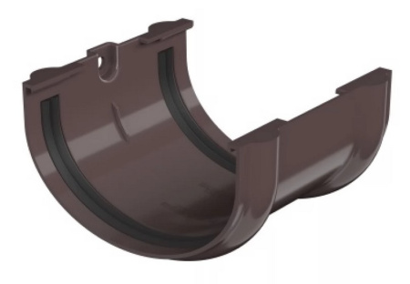 Соединитель желоба ТН ОПТИМА, коричневый в Лиде - изображение Изображение: соединитель желоба тн оптима, коричневый в Лиде