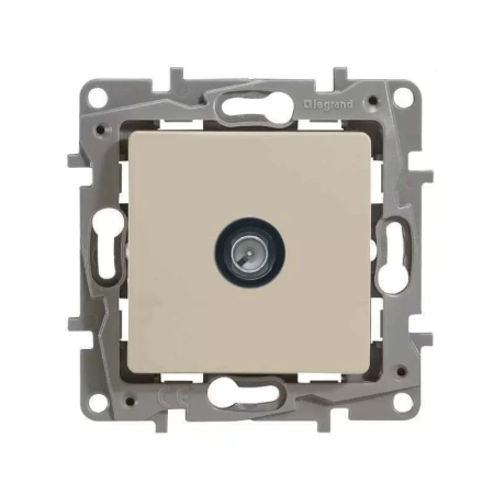 Розетка TV Звезда 2дБ (слоновая кость) Etika в Лиде - изображение Изображение: розетка tv звезда 2дб (слоновая кость) etika в Лиде