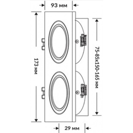 Изображение: светильник встраиваемый ultra f120 в Лиде