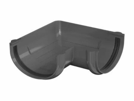 Изображение: угол желоба 90°, серый тн оптима  в Лиде