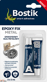 Клей эпоксидный для металла EPOXY FIX METAL (2х5 мл) т.м.BOSTIK