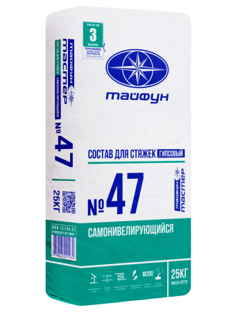 Изображение: смесь тайфун-мастер № 47 для самонивелирующих стяжек (25кг) в Лиде