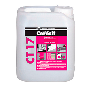 Картинка: грунтовка ceresit ct 17 (концентрат) (бесцветная)  5л в Лиде