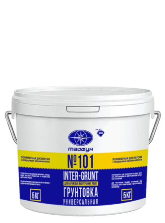 Изображение: грунтовка тайфун-мастер № 101  "inter-grunt" (5кг) в Лиде