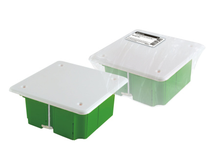 Коробка распаячная СП 92х92х45мм крышка, метал.лапки,IP20  TDM в Лиде - изображение Изображение: коробка распаячная сп 92х92х45мм крышка, метал.лапки,ip20  tdm в Лиде