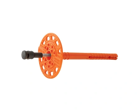 Изображение: дюбель тарельчатый 10х120 со стальным гвоздем с термоголовкой dti-10 (упак/350шт)  беларусь в Лиде