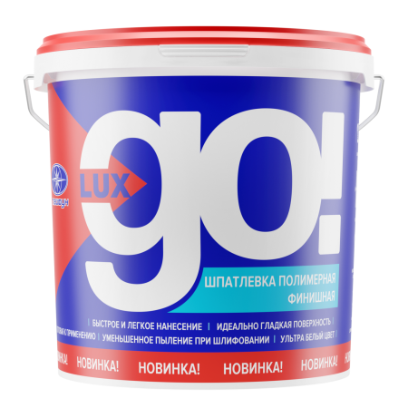 Изображение: шпатлевка полимерная "lux go", 18 кг в Лиде