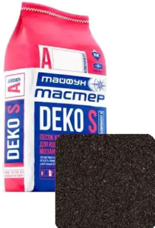 Изображение: песок кварцевый черный а1 "тайфун мастер" deko s (мешок 5,4кг) в Лиде